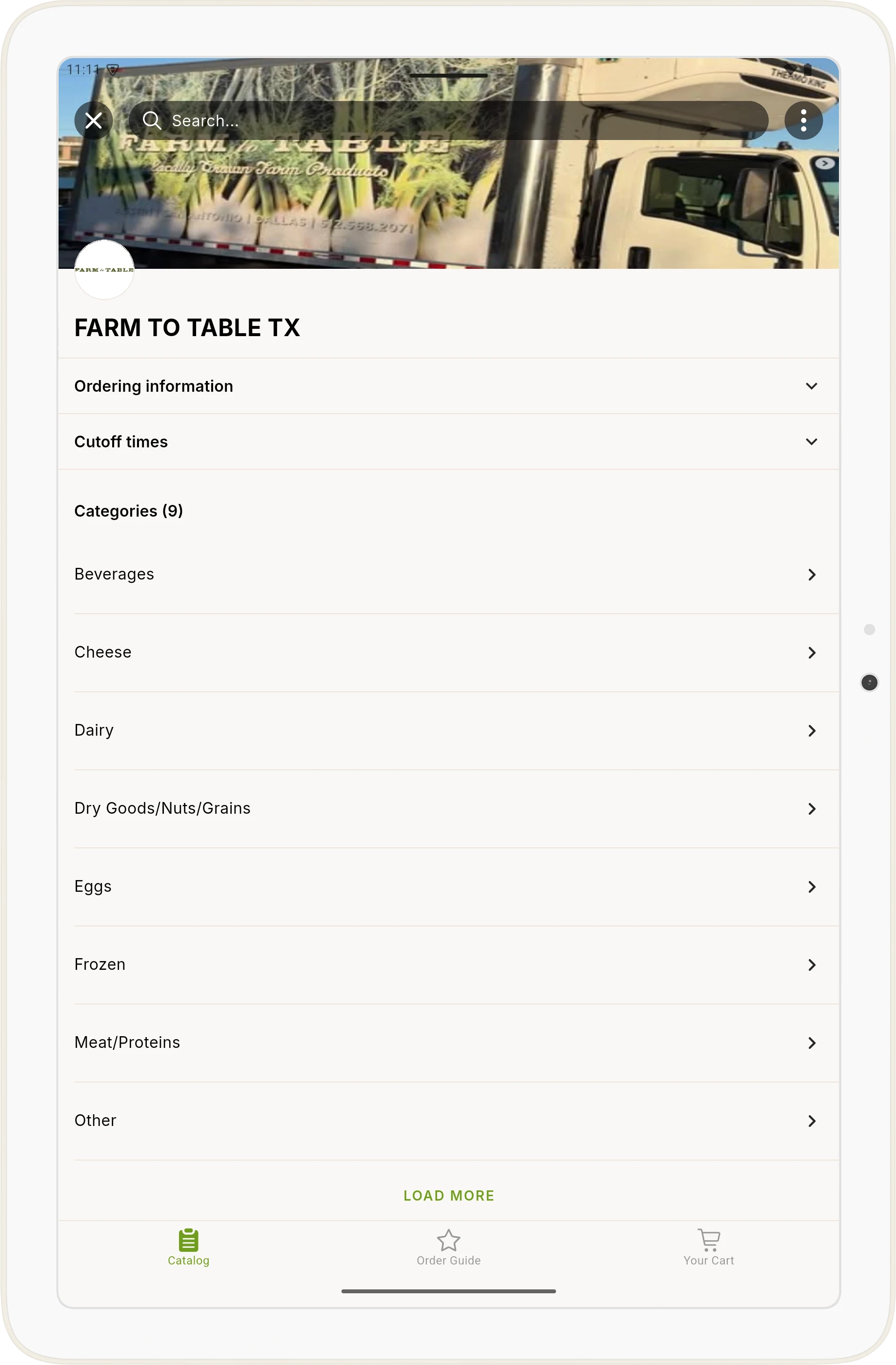 Farm to Table TX screenshot
